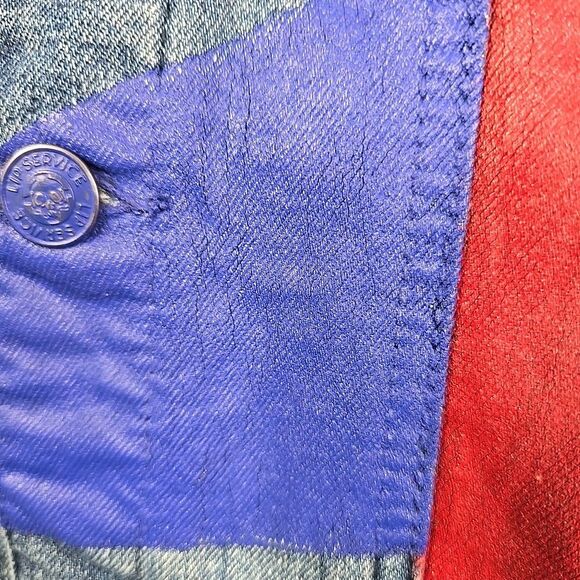 Lip Service Against Society Y2K Embellished Punk Grunge Denim Jacket Medium - Picture 10 of 10